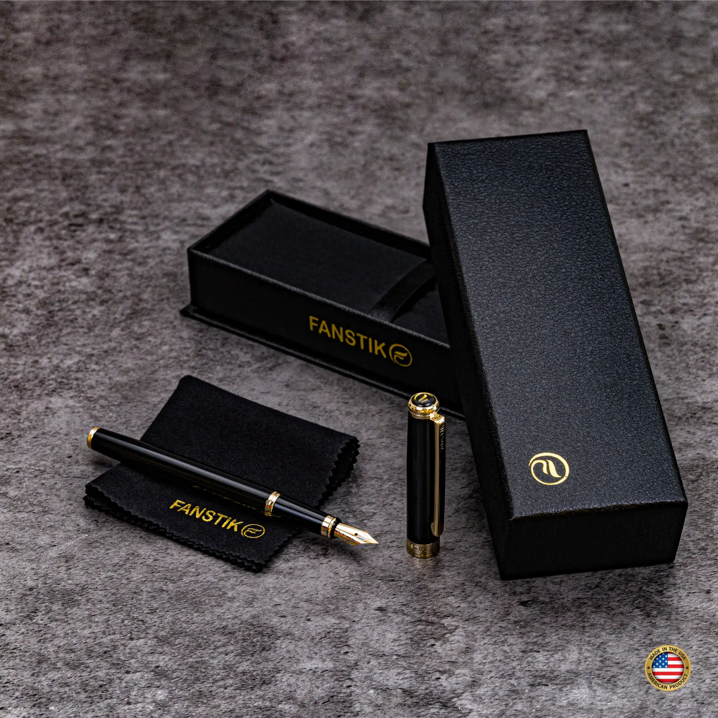 black and gold fountain pen, fountain pens, luxury fountain pen, best fountain pens fine, fountain pen gift, best fountain pens, best fountain pen, top fountain pens, nice fountain pens,