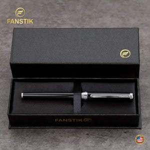 black and silver ballpoint pen, best seller pens, best luxury pens,