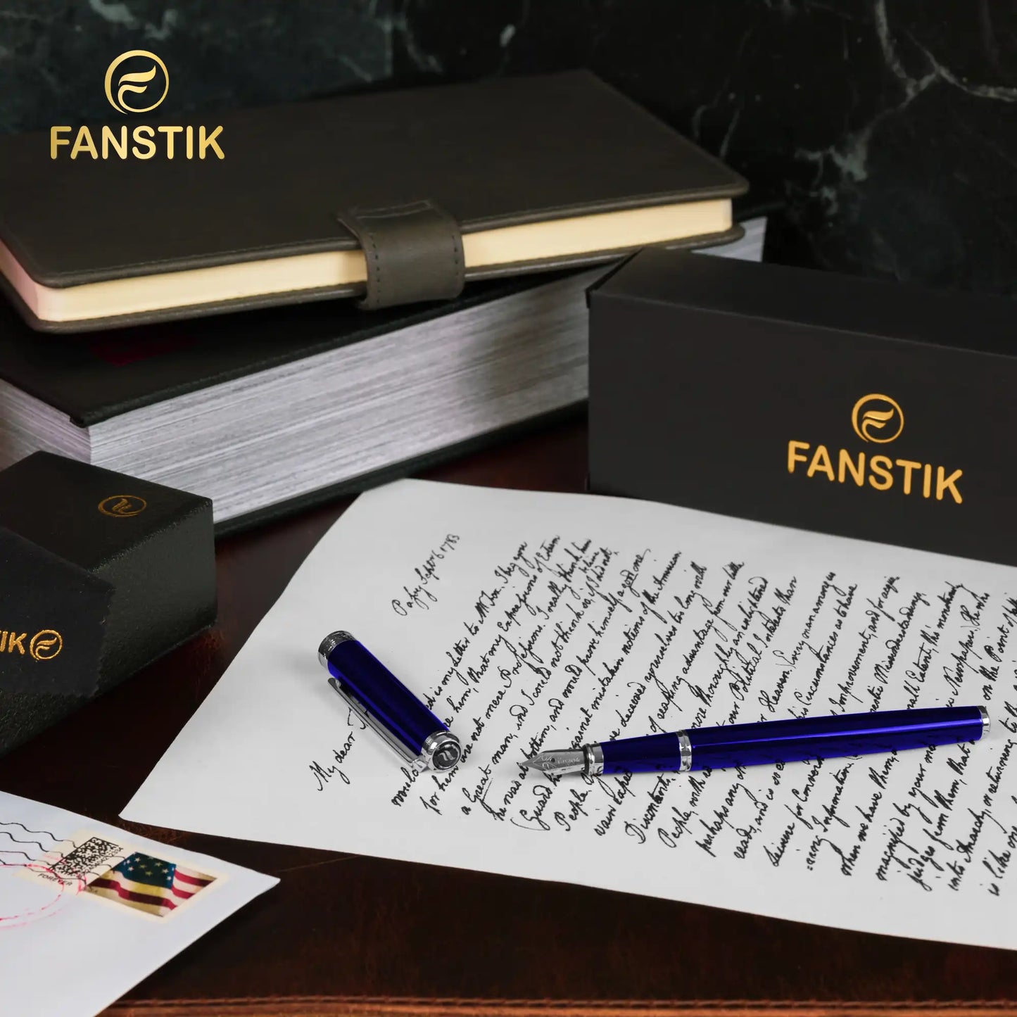 blue fountain pen, luxury fountain pen, best fountain pens fine,