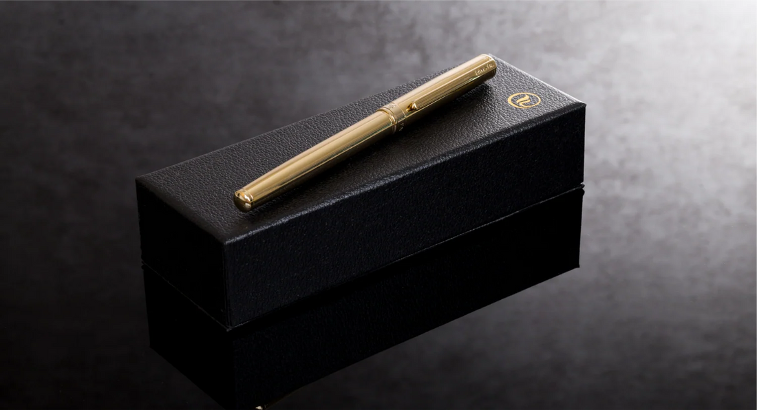 gold pens symbolism craftsmanship,