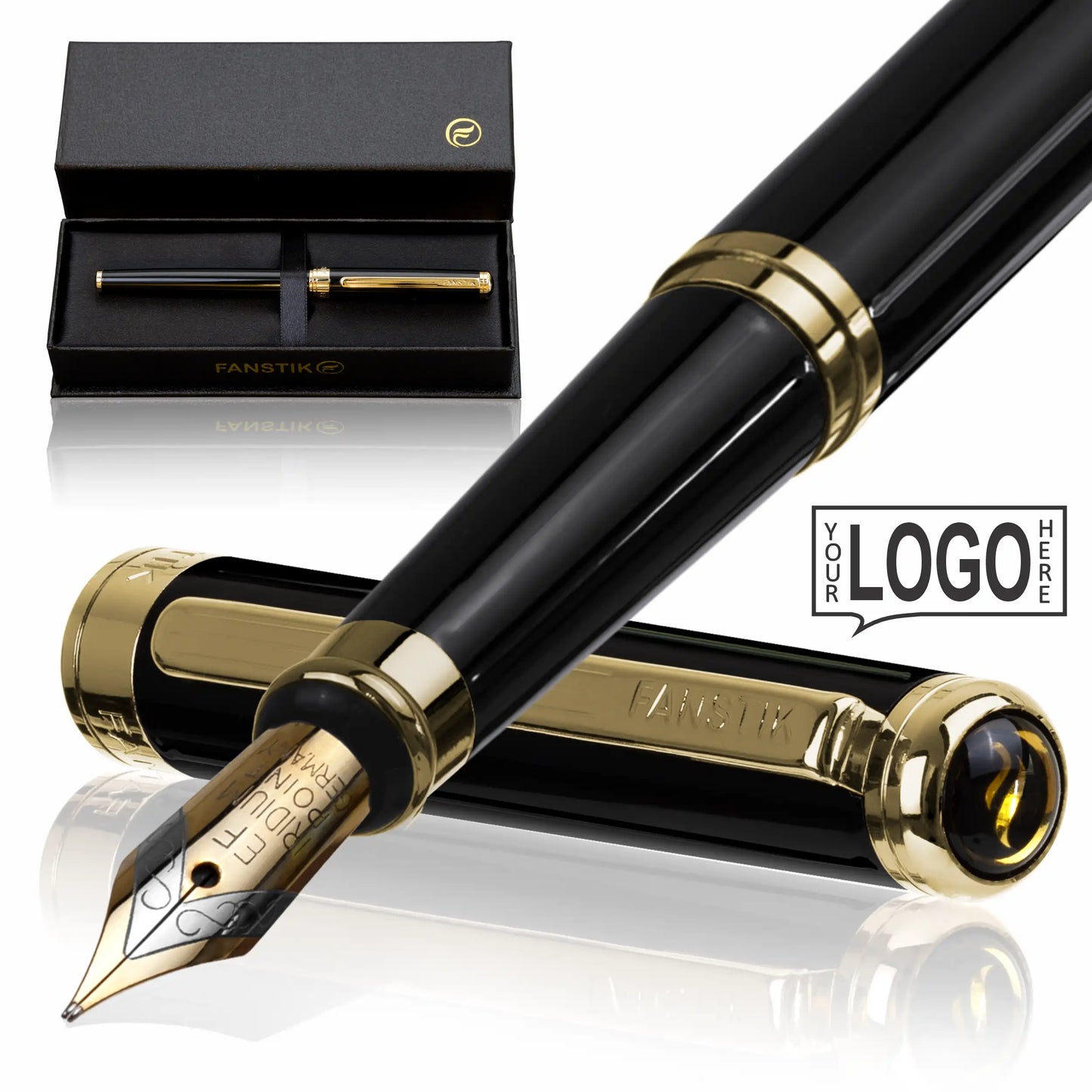 black and gold fountain pen, fountain pens, luxury fountain pen, best fountain pens fine, fountain pen gift, high quality fountain pens, high quality fountain pen, best fountain pen, 