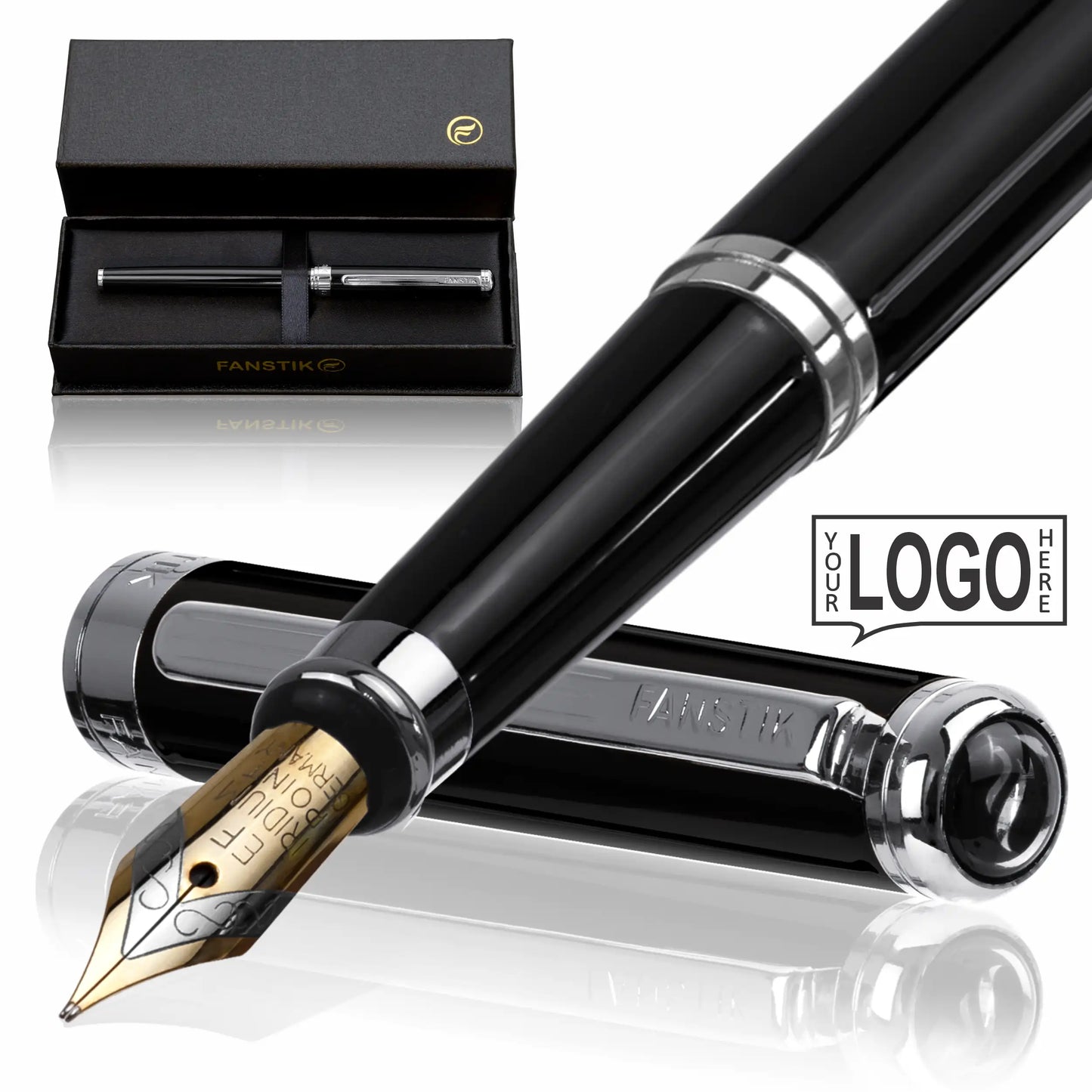 black fountain pen, personalized fountain pen, custom fountain pen, fountain pens, luxury fountain pen, best fountain pens fine, fountain pen gift, high quality fountain pens, high quality fountain pen, best fountain pen, top fountain pens, nice fountain pens, 