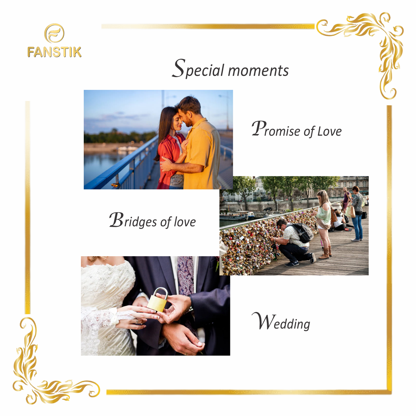 FANSTIK  Custom Engraved Padlock (Made in USA)  Anniversary, love lock for bridge, Wedding, personalized engraved padlock for you love  L=(40mm/1.57In) x H=(25mm/0.98In)  (Arrowed Heart)