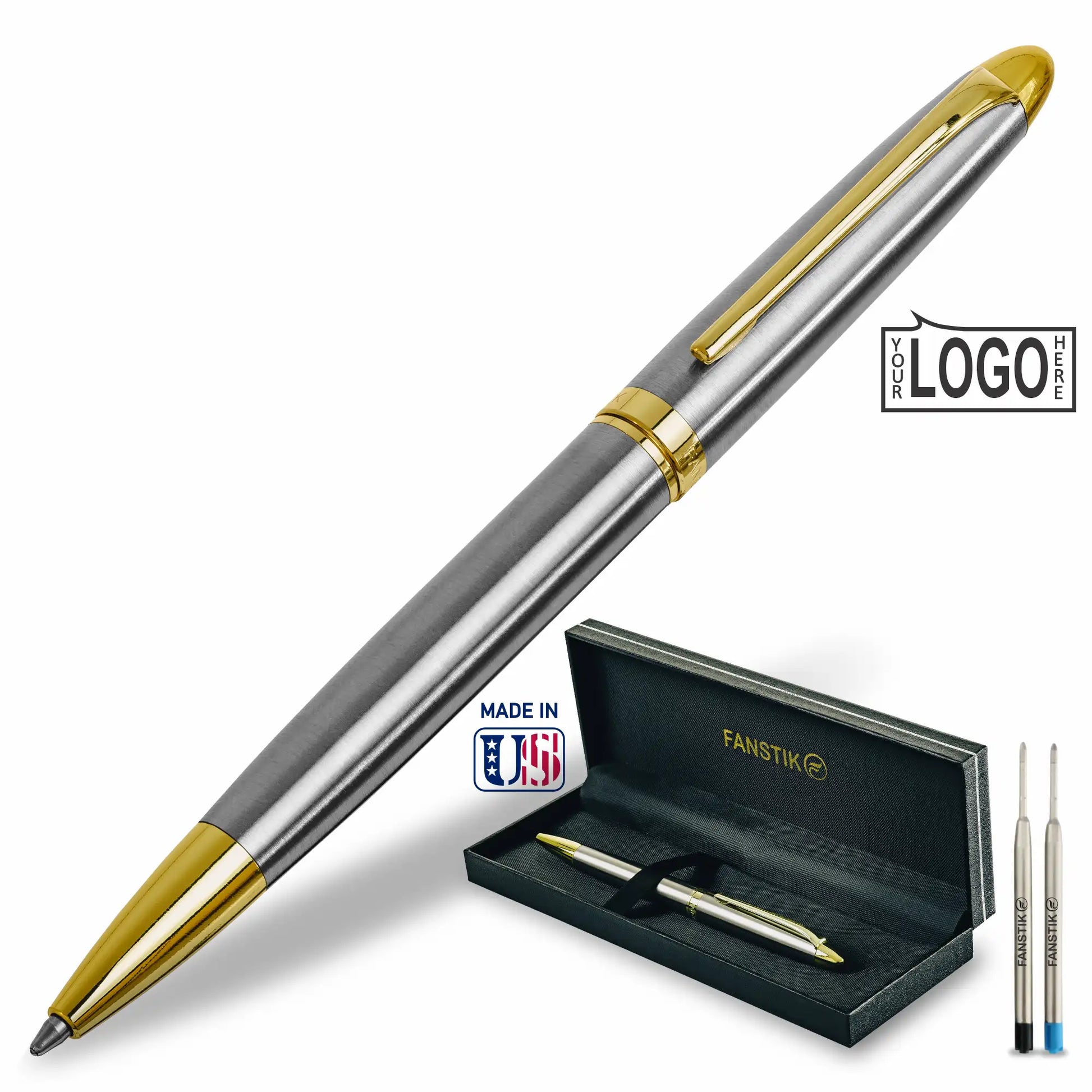 silver fountain pen, personalized fountain pen, custom fountain pen
