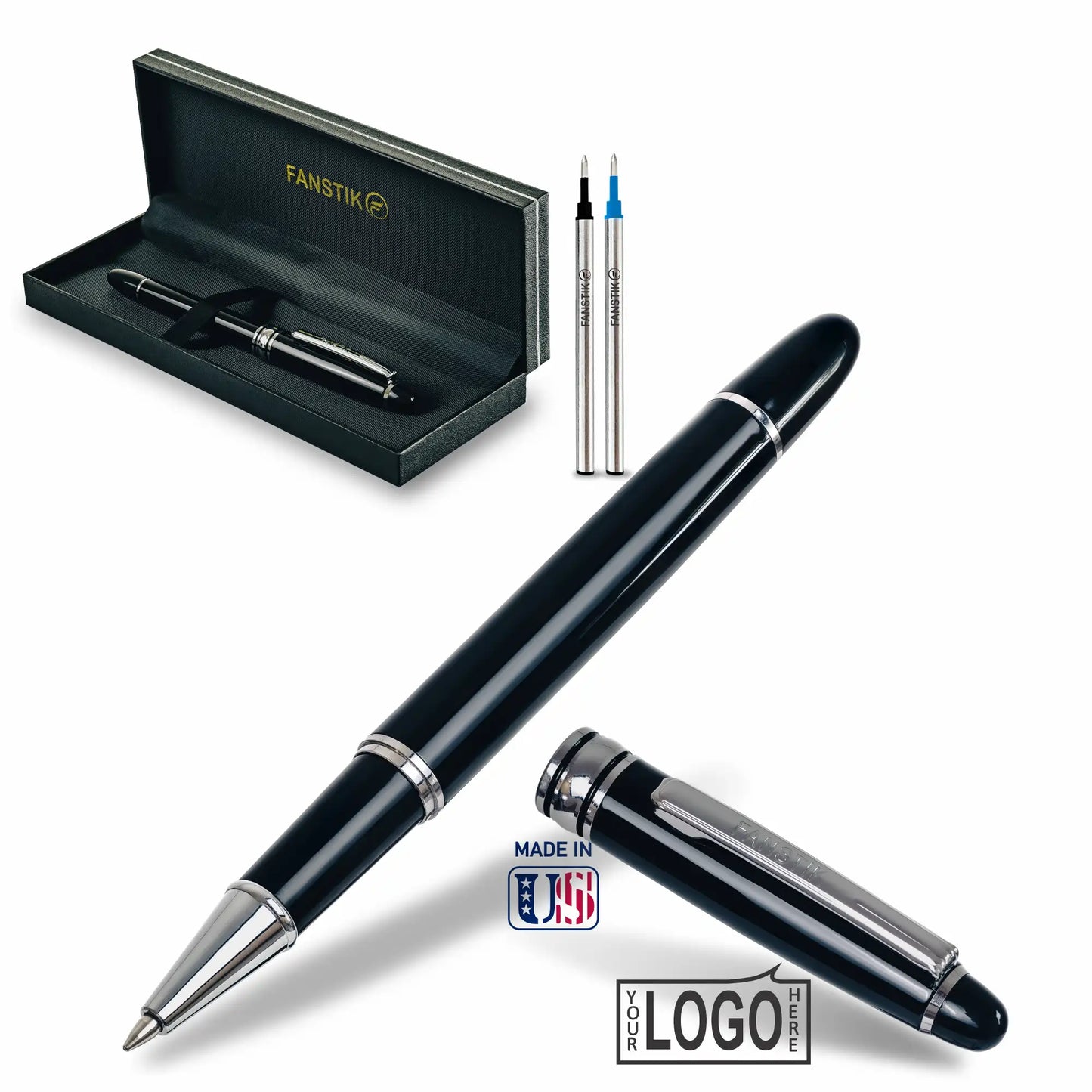 black and silver rollerball pen, pens roller ball, best roller pen, cool rollerball pens, high quality pen, customized ballpoint pen, customized ballpoint pens, customized ballpoint pens with logo, pen components