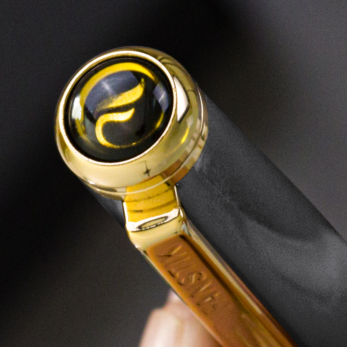 Personalized Luxury Silver & Gold Ballpoint pens (MADE IN USA) Fancy Pen, Real 24K Gold Plating (Lux Custom-BallPoint Silver & Gold)