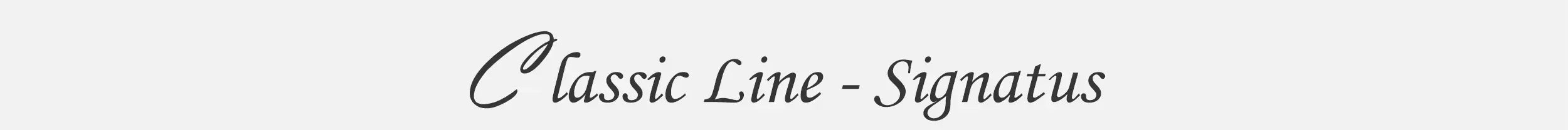 classic line signatus